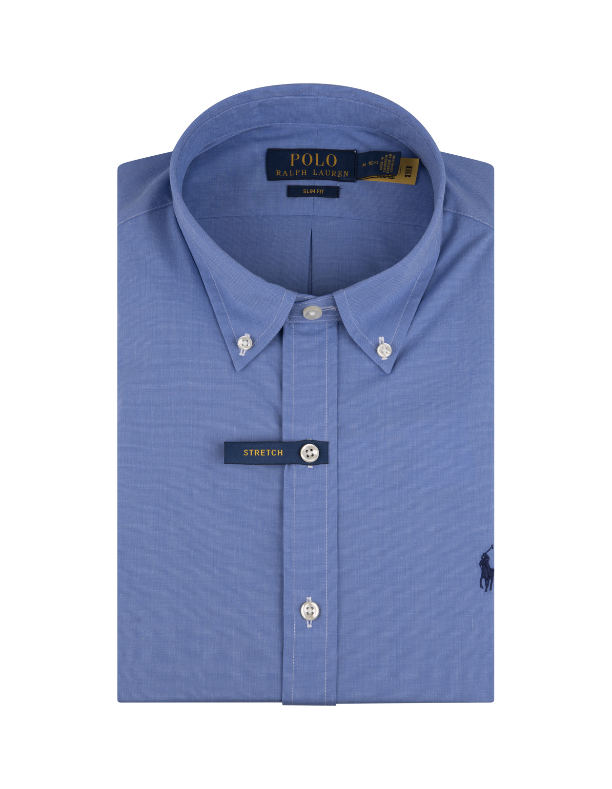 Camicia blu cheap ralph lauren